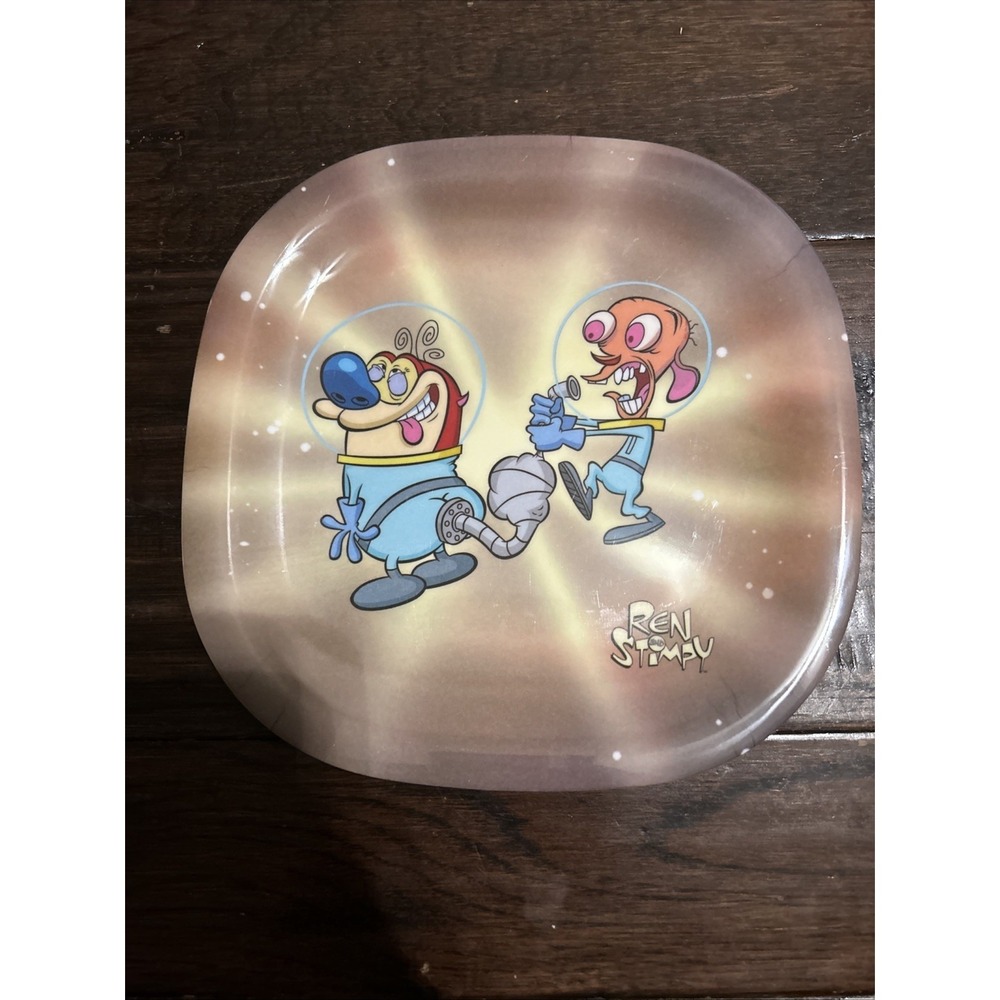 REN & STIMPY  8 1/2" PLATE Nick Exclusve Nickelodeon 2017